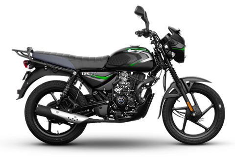 Bajaj CT 125X Black With Green